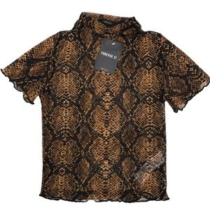 Forever 21 Sheer Top Small